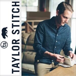 TAYLOR STITCH The California in Indigo Pyramid 38 Small